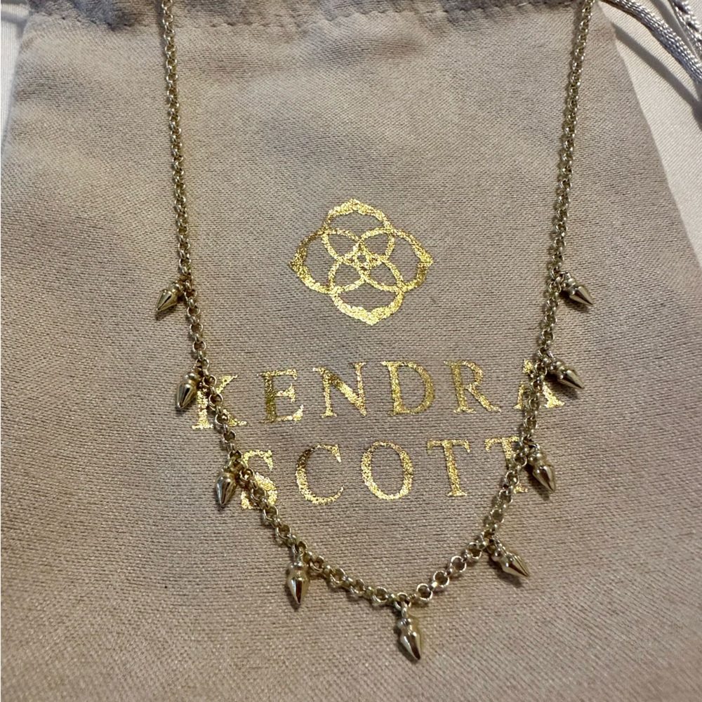 Kendra Scott Addison Choker Necklace in Gold